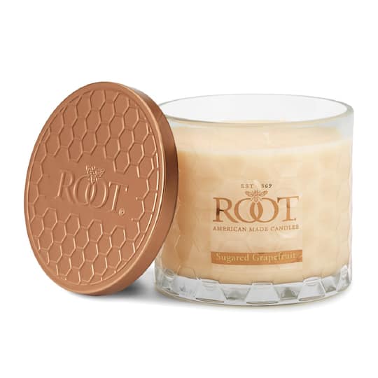 Root Candles Signature 3-Wick Honeycomb Beeswax Blend Jar Candle in Sugared Grapefruit | 12 fl oz | Michaels®